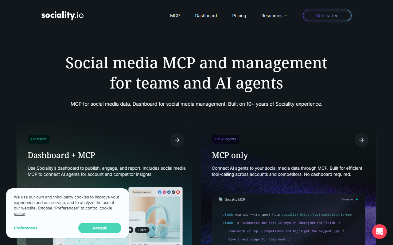 Sociality homepage