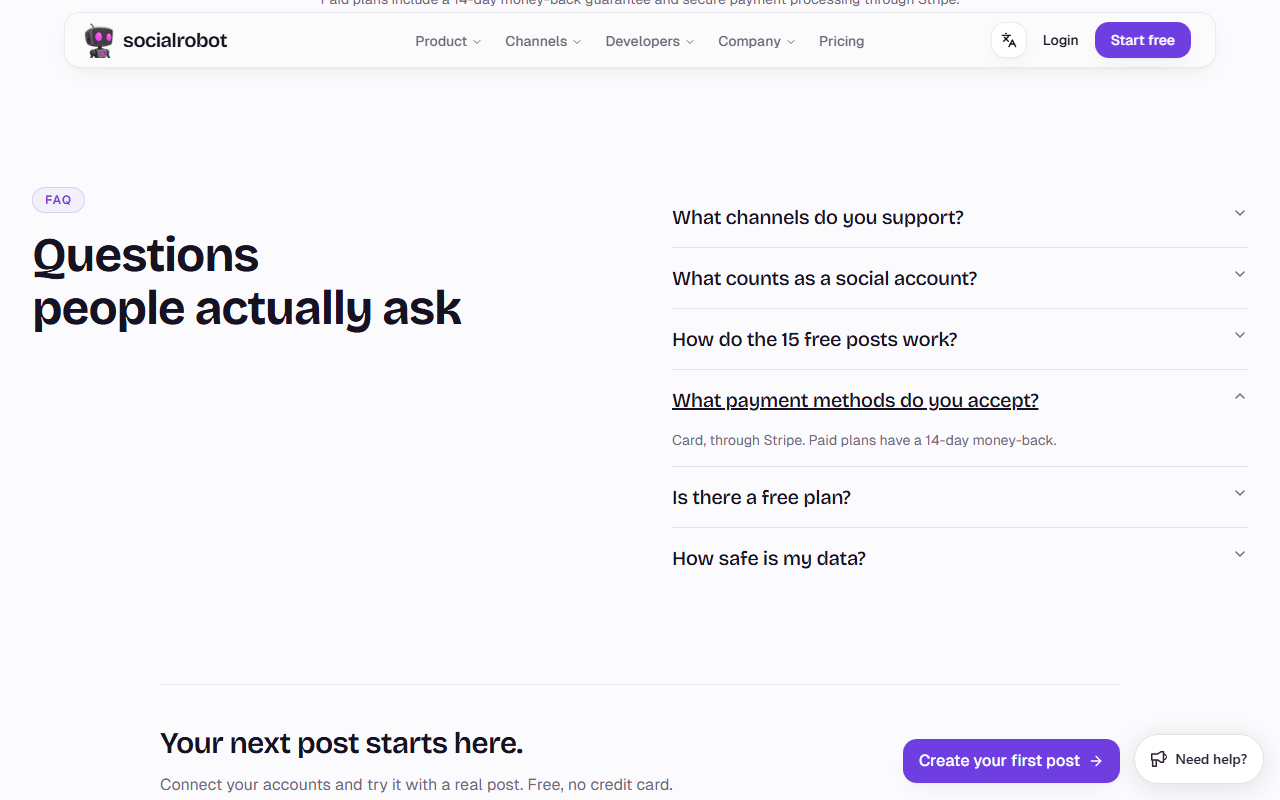 SocialRobot homepage